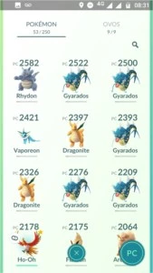 Conta Pokémon Go Lv 31 Time Vermelho - Cães Lend. + Ho-Oh