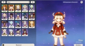AR 49 com Klee c1 + Childe + Albedo + Mona - Genshin Impact
