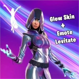 Skin Glow Fortnite + Emote Levitate - Envio Imediato