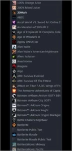 CONTA STEAM 347 JOGOS, 466 DLC’S