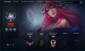 CONTA LEAGUE OF LEGENDS LOL