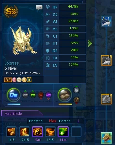 Conta top LADMO Alphamon - Digimon Masters Online
