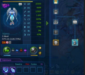 Conta top LADMO Alphamon - Digimon Masters Online
