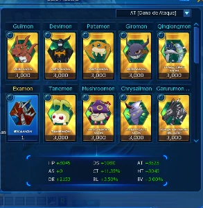 Conta top LADMO Alphamon - Digimon Masters Online
