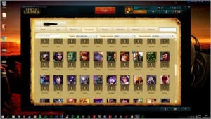 conta gold V season 5 e 6 94 campeões 86 skins etc. - League of Legends LOL
