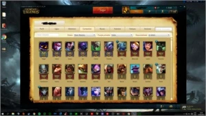 conta gold V season 5 e 6 94 campeões 86 skins etc. - League of Legends LOL
