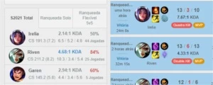 Conta Mestre league of legends LOL