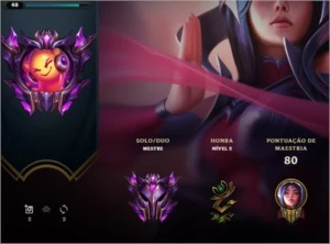 Conta Mestre league of legends LOL