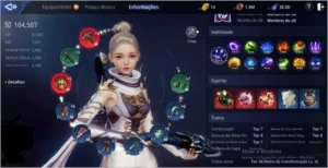 CONTA DE MIR4 LVL 80 104K DE PODER