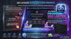⚡ Lovable Ilimitada [Pro 2.0] - Use Sem Consumir Créditos - Assinaturas e Premium