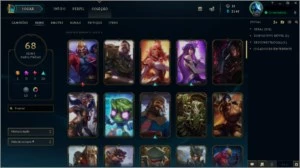 Conta League of Legends- 69 skins- 6 vitoriosas LOL