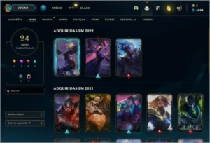 Conta LOL Platina 1 Com Zed prestigio e riven camp 2016 - League of Legends