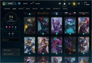 Conta LOL Platina 1 Com Zed prestigio e riven camp 2016 - League of Legends