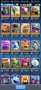 Conta clash royale (8500 trofeus)