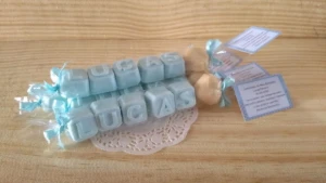 Sabonete Nome 5 Letras com Concha - Artesanato e Personalizados