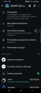 Grupo ativo - Redes Sociais