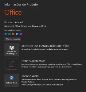 Office 2016 - H&B - Original - Softwares and Licenses