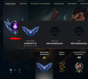 Conta Diamante Iv 51K De Essencia Sem Email Confirmado - League of Legends LOL
