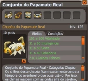 Set Papamute Real Spiritia - Pronta Entrega - Dofus