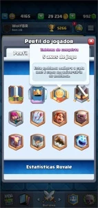 CONTA CLASH ROYALE