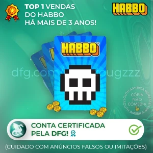 Gift Cards - 605 Moedas + 605 Diamantes (Desbloqueia Cofre) - Habbo