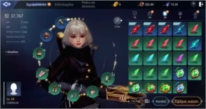 Conta level 44, 37k power 1 espirito epico - MIR4
