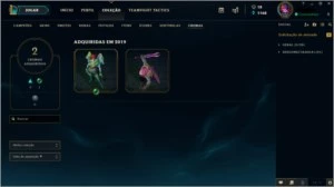 Conta de LoL - GOLD SOLOQ E PLATINA TFT - COM SKINS 2019 - League of Legends