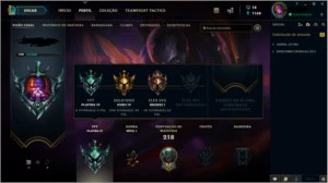 Conta de LoL - GOLD SOLOQ E PLATINA TFT - COM SKINS 2019 - League of Legends