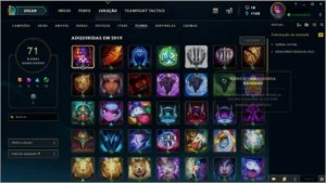 Conta de LoL - GOLD SOLOQ E PLATINA TFT - COM SKINS 2019 - League of Legends