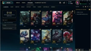 Conta de LoL - GOLD SOLOQ E PLATINA TFT - COM SKINS 2019 - League of Legends