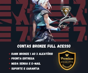 Contas Bronze Valorant - Full Acesso