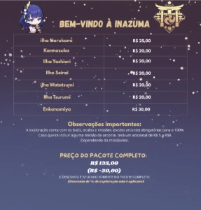 Serviço/boost Genshin - Genshin Impact