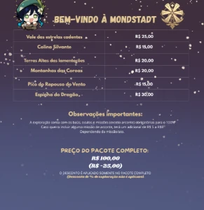 Serviço/boost Genshin - Genshin Impact