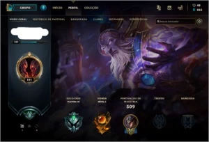 Conta de LoL com 195 skins incluindo Ryze Triunfante - League of Legends