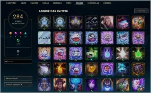 CONTA COM 553 SKIN + LEVEL 296 + ALL CHAMPS - League of Legends LOL