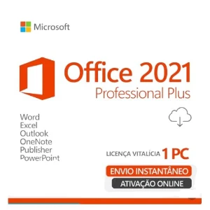 Licença Office 2021 Professional Plus - Softwares e Licenças