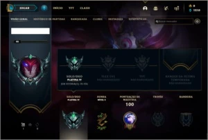 Conta Platina 4 - League of Legends LOL