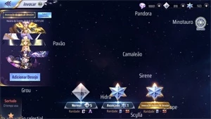 Saint Seiya Awakening 18k dimas 1123 Gemas e 35 Livros Azuis SSA