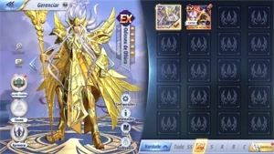 Saint Seiya Awakening 18k dimas 1123 Gemas e 35 Livros Azuis SSA