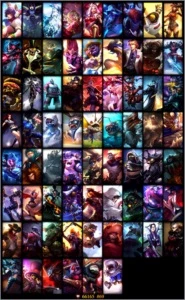 Acc borda DIAMOND, atualmente platina 2  + 100 champions!!! - League of Legends LOL
