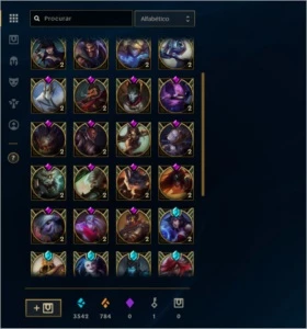 Acc borda DIAMOND, atualmente platina 2  + 100 champions!!! - League of Legends LOL