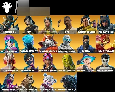 Conta Fortnite | 66 Skins | Godzilla Evolved | A Melhor