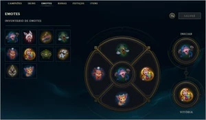 Conta league of Legends Gold muitas skins,emote etc LOL