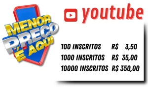 Inscritos no YouTube Praticamente de Graça, Transforme Seu C - Redes Sociais