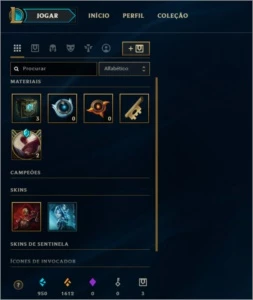Conta platina 5 - League of Legends LOL