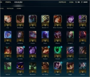 Conta platina 5 - League of Legends LOL