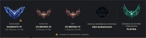 Conta LeagueOfLegends Diamante - League of Legends LOL