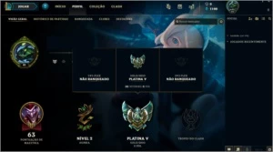 Conta Platina - League of Legends LOL