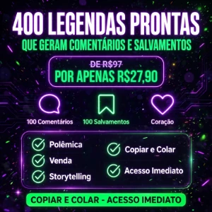 400 Legendas Prontas que Geram Comentários e Salvamentos - Outros