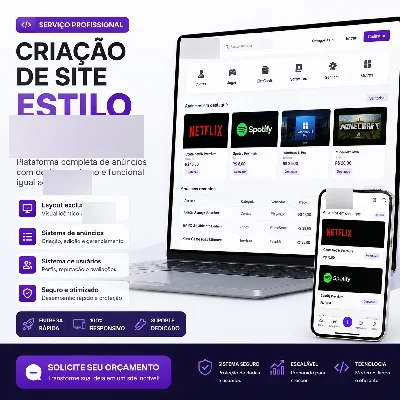 Criação De Site Estilo  [conteúdo removido]  - Sites, Lojas e Sistemas Prontos Sites e Scripts